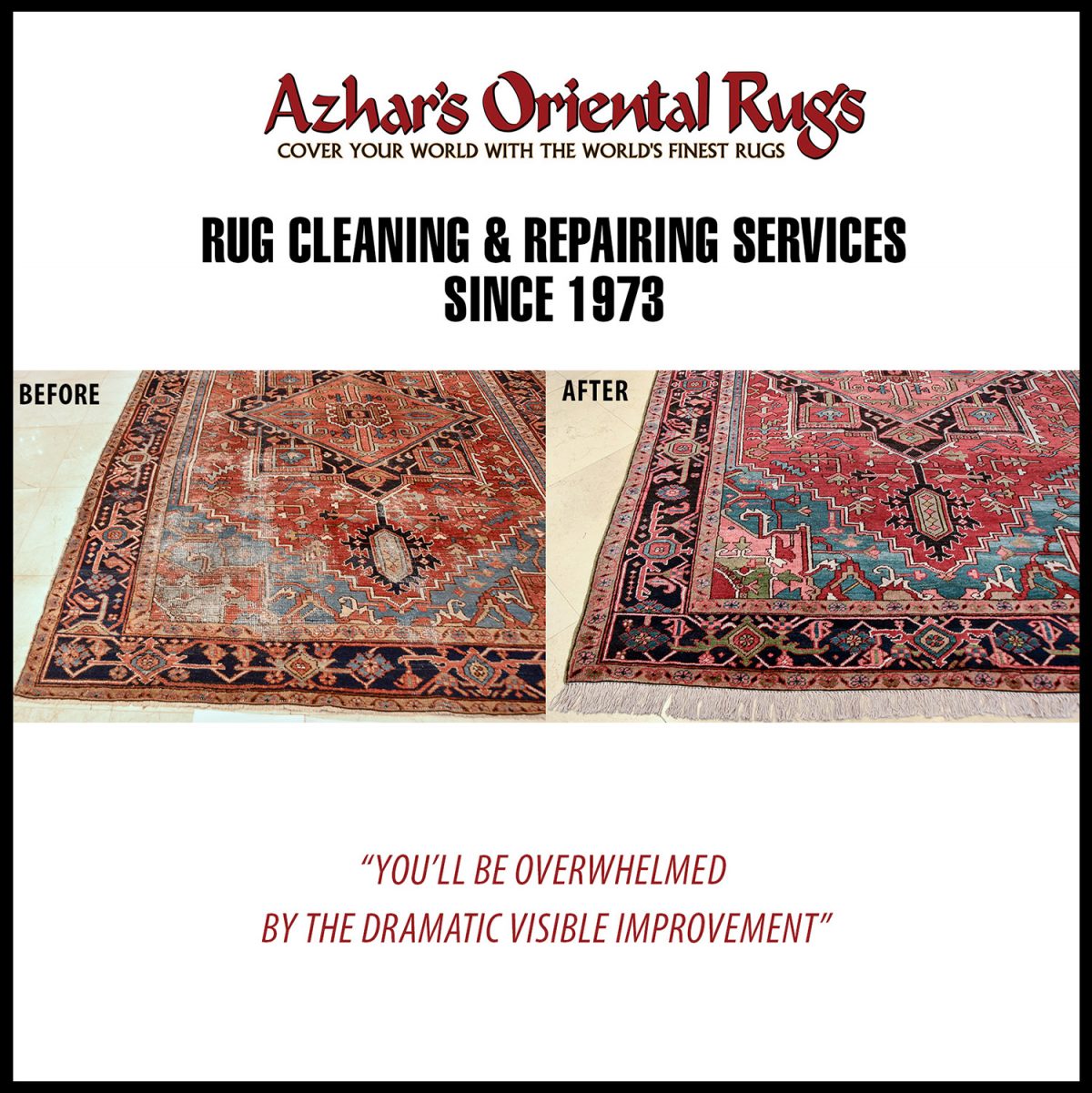 Home Azhar's Oriental Rugs Washing & Restoration